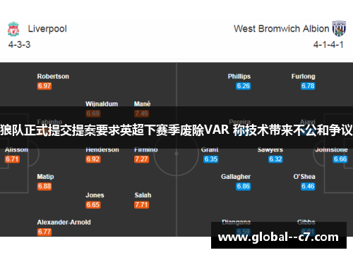 狼队正式提交提案要求英超下赛季废除VAR 称技术带来不公和争议 狼队正式提交提案要求英超下赛季废除VAR 称技术带来不公和争议